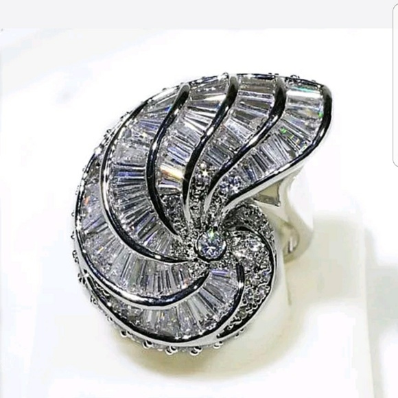 Jewelry - White Sapphire gold  filled ring